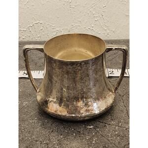Vintage‎ Silverplate EPNS Creamer Mulholland Art Deco 18% Nickel Base 2048